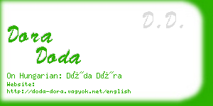 dora doda business card